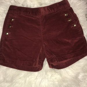 Suede shorts